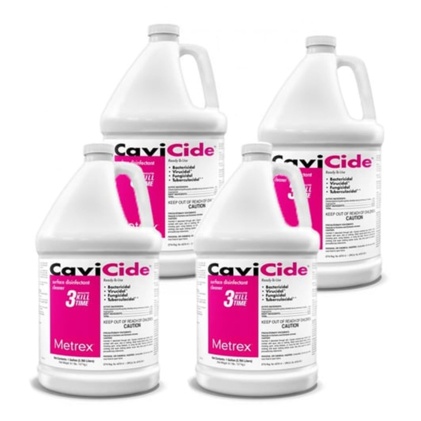 Metrex CaviCide Surface Disinfectant Cleaner, Ready-to-Use, 1 Gallon Bottle, Case of 4