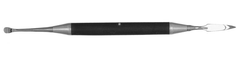 American Eagle Waxing Instrument PKT 2, P.K. Thomas #2, Double-Ended, 1/4" Stainless Steel, AEWPKT2