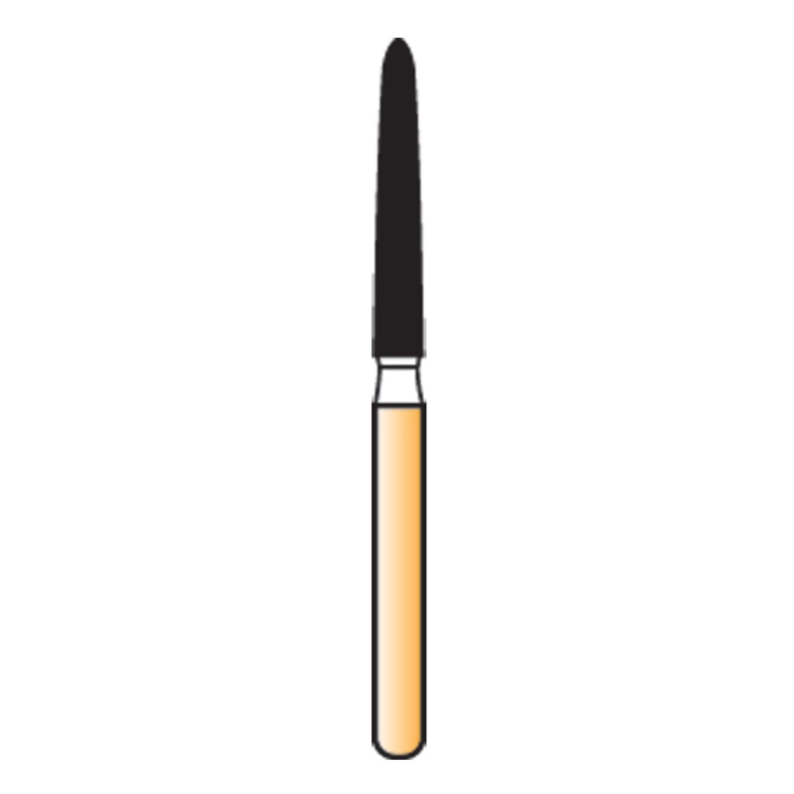 Alpen Carbide Trimming & Finishing Bur, 12-Blade, Friction Grip, Curettage, 1.6 mm Diameter, #7282K6, 5/Pkg