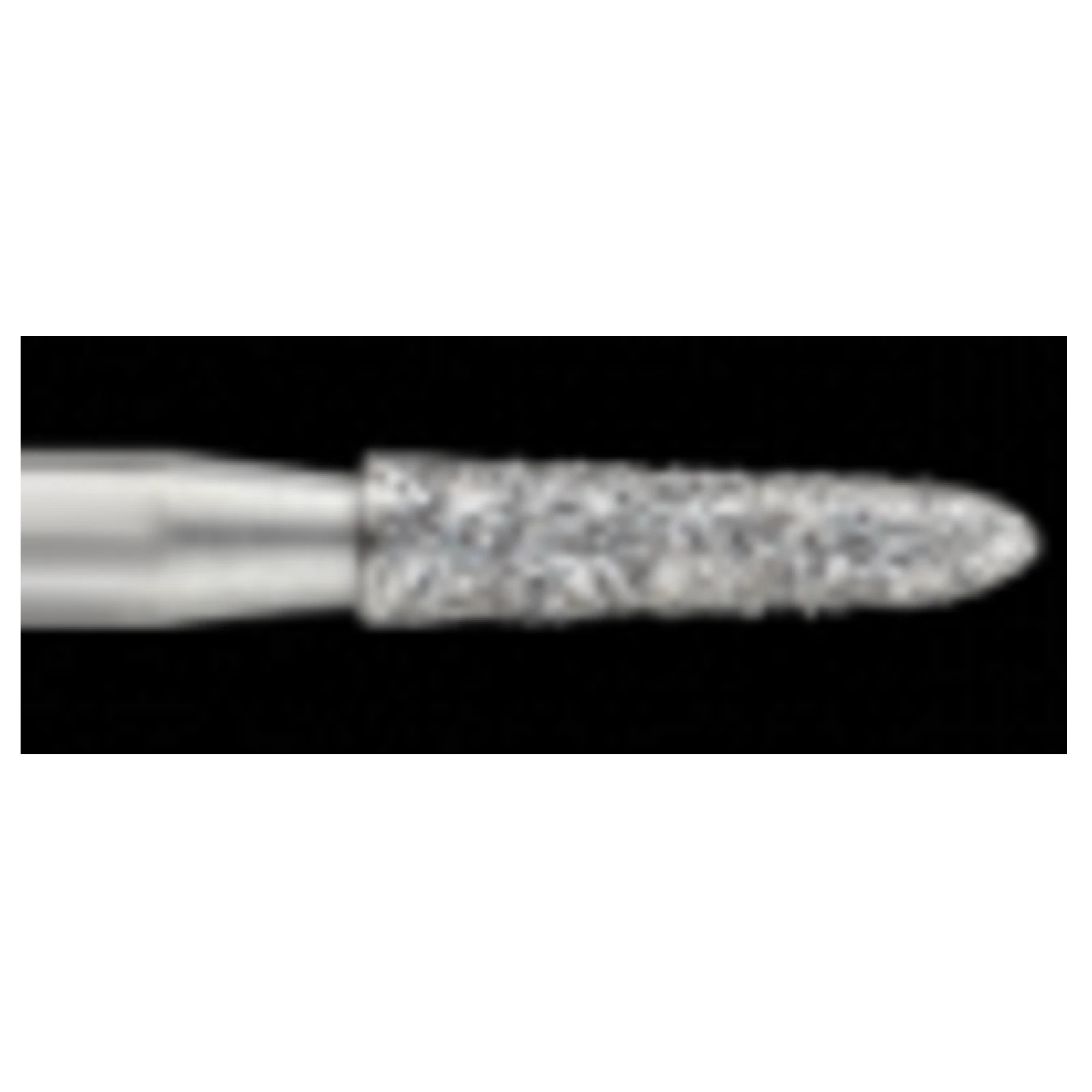 SS White Piranha Diamond Bur 877K-016M, Friction Grip, Medium Grit, Curettage, Single-Use, 25/Pk