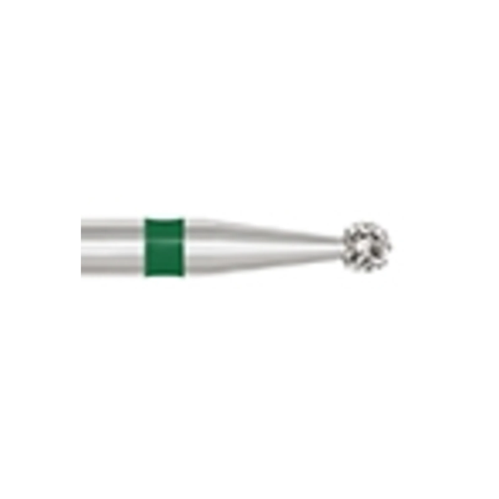 SS White Revelation Diamond Bur #801-014-UF, Ultra Fine Grit, Round, Friction Grip, 1.4 mm Diameter, 5/Pkg