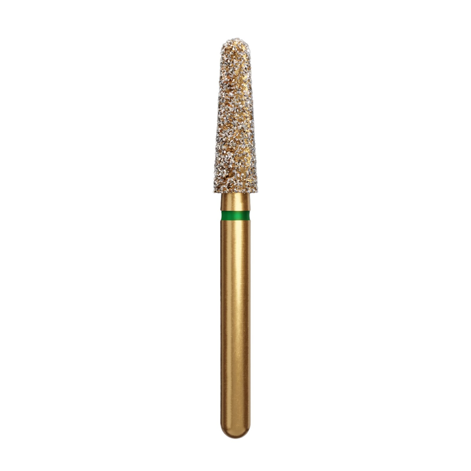 Alpen Multi-Use Diamond FG #856 Round End Taper 2.5mm Super Coarse (Green), 5/Pkg, 856-025SC