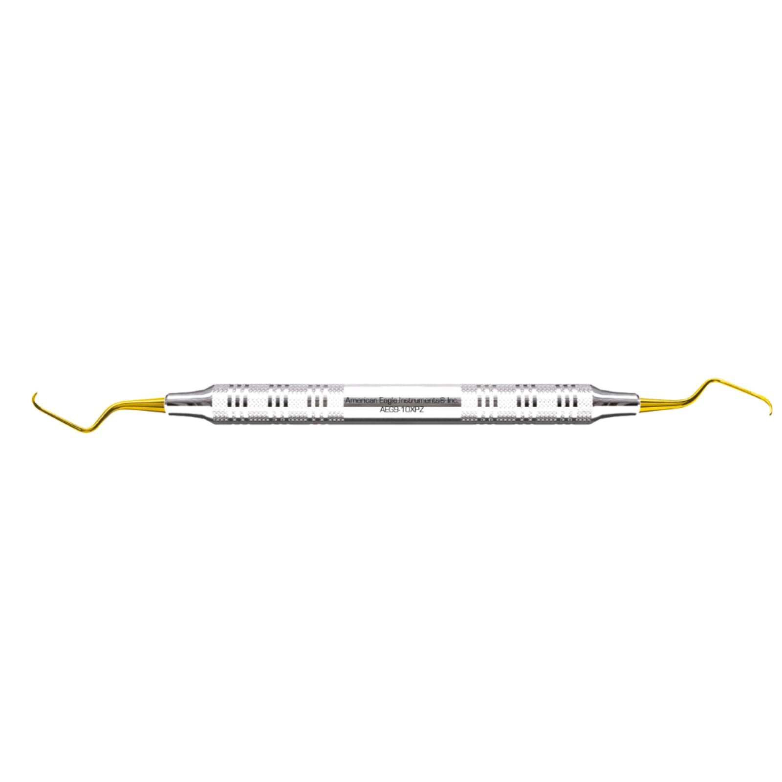 American Eagle Instruments Gracey 9-10 XP Curette, Double End, 3/8" EagleLite Stainless Steel Handle, Sharpen-Free, AEG9-10XPZ
