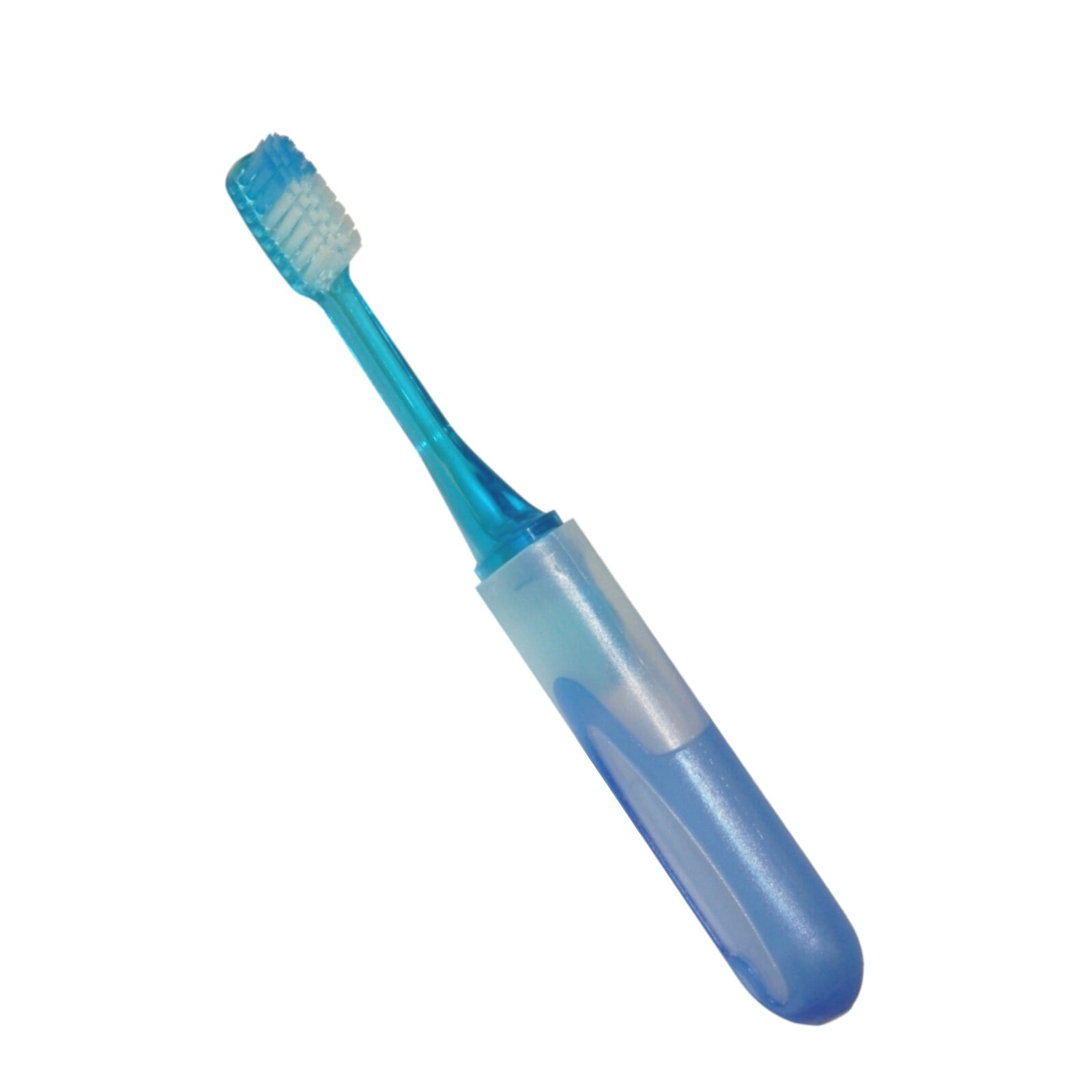 Premium Travel Toothbrush V-Trim, Soft Bristles, 4-Color Assortment, 144/Case
