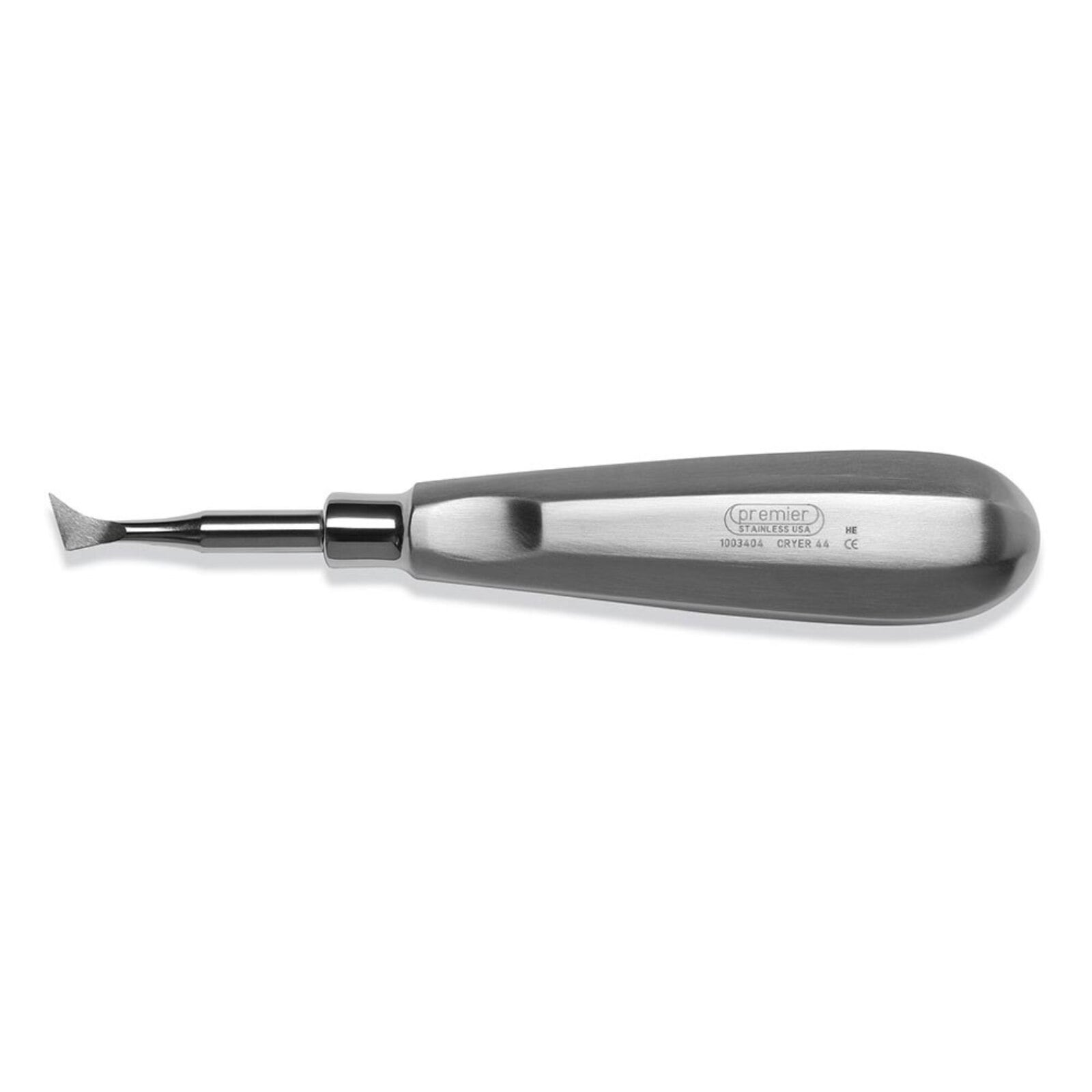 Premier Surgical Elevator #44 Cryer, Large Hexagonal Handle, Single End, 440A Stainless Steel, 1/Pkg