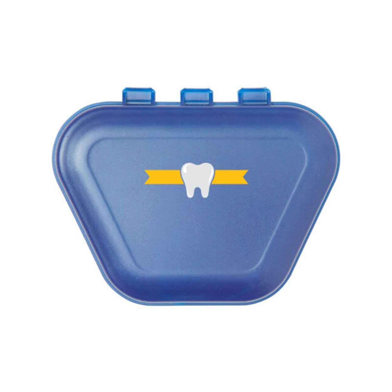Zirc Imprinted Denture Box, Midnight Blue, 144/Pack, 30V800T