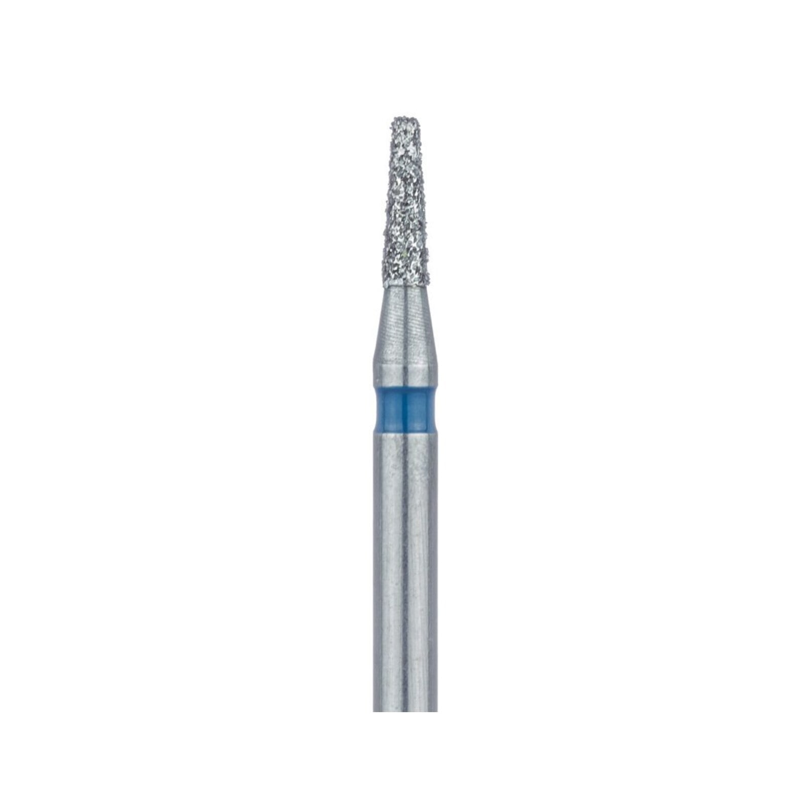 Meisinger 845-012-HP Diamond Bur, Medium Grit, Cone Shape, 1.2 mm Diameter, 5/Pkg