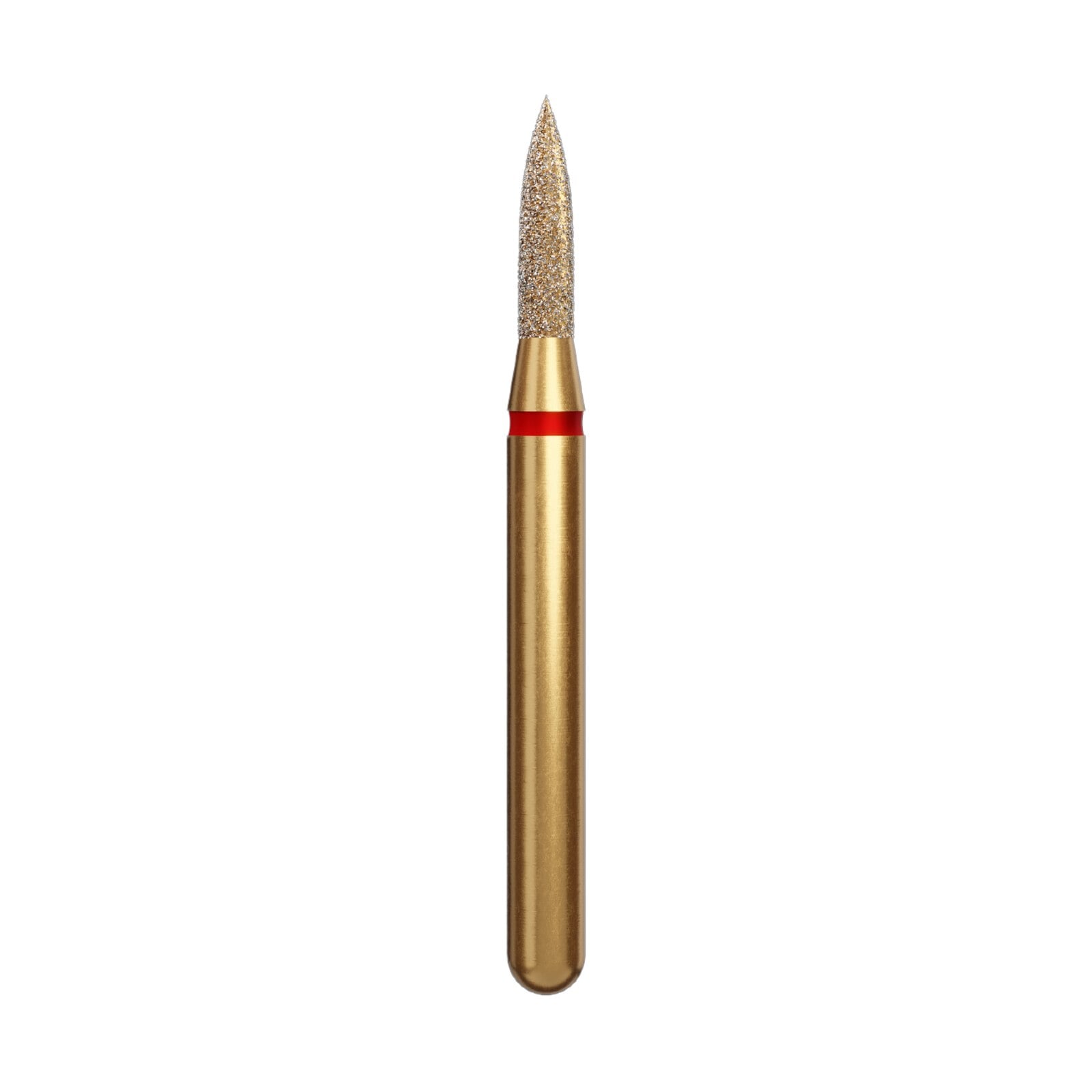 Alpen Multilayer Diamond Bur FG 860-012, Fine Grit, Flame Shape, 5mm, 5/Pk