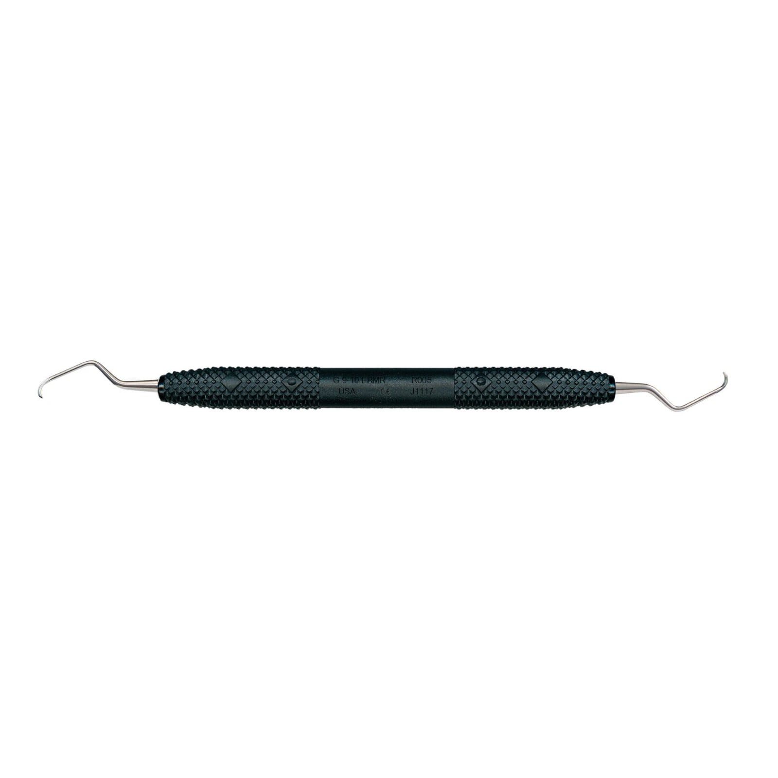 Amazing Gracey 9/10 Extended Reach Mini Curette, Black Resin Handle, Double End, PDT
