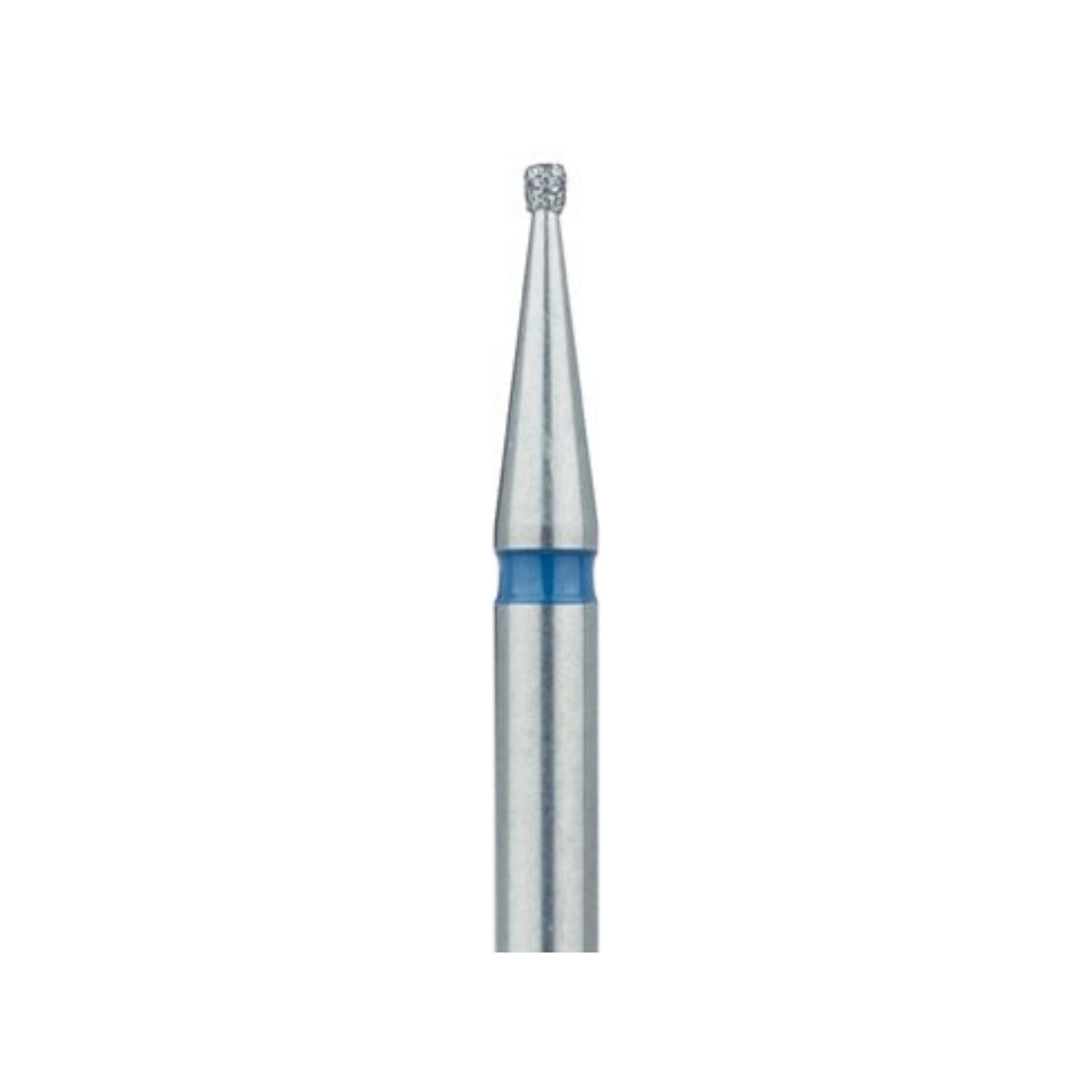 Meisinger 805-010-HP Diamond Inverted Cone Bur, Medium Grit, 1.0 mm, 5/Pk