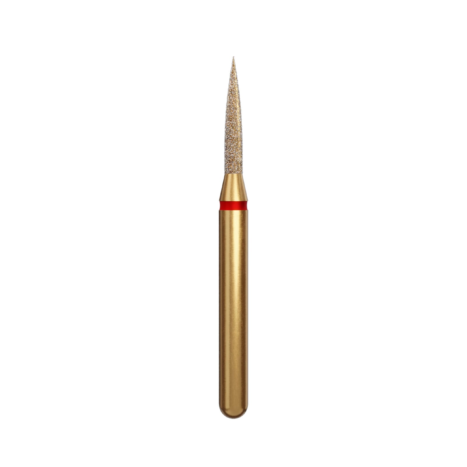 Alpen Multilayer Diamond Bur FG 860-65.012, Fine Grit, Flame Shape, 6.5mm, 5/Pk