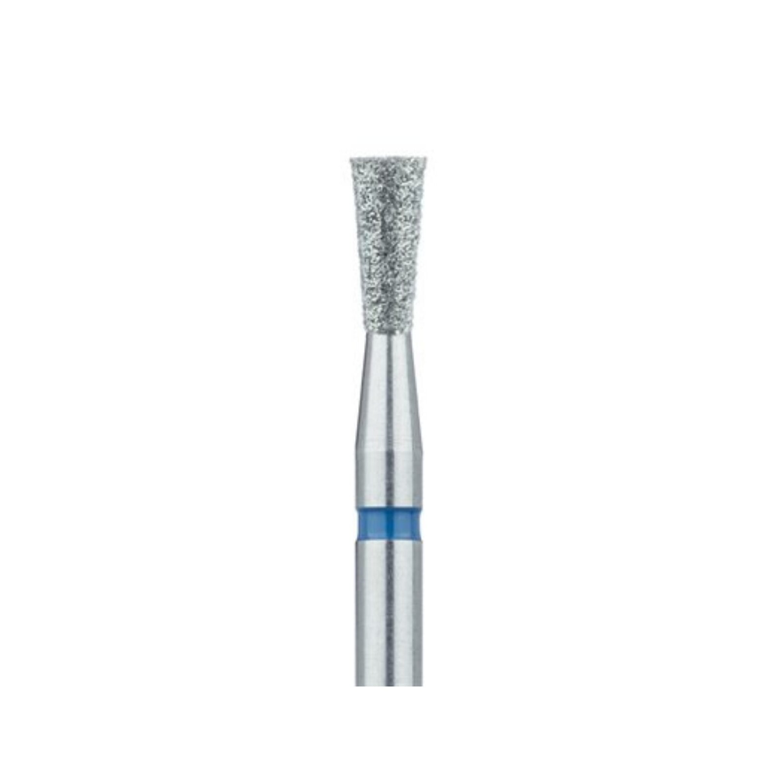 Meisinger 807-025-HP Diamond Bur, Inverted Cone, Medium Grit, 2.5 mm Diameter, Long, HP Shank, 5/Pack
