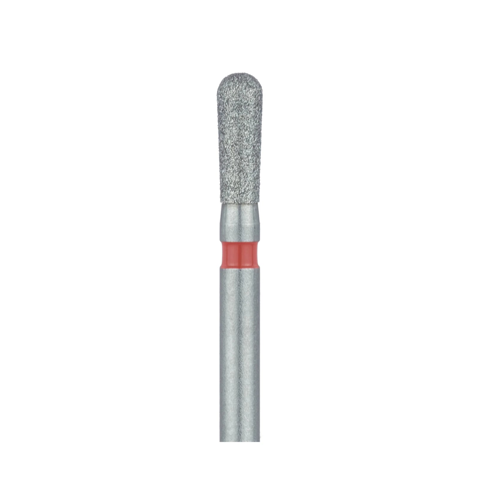 Meisinger 808RF-018-FG Diamond Round End Pear Bur, Fine Grit, 1.8 mm, Friction Grip, 5/Pack