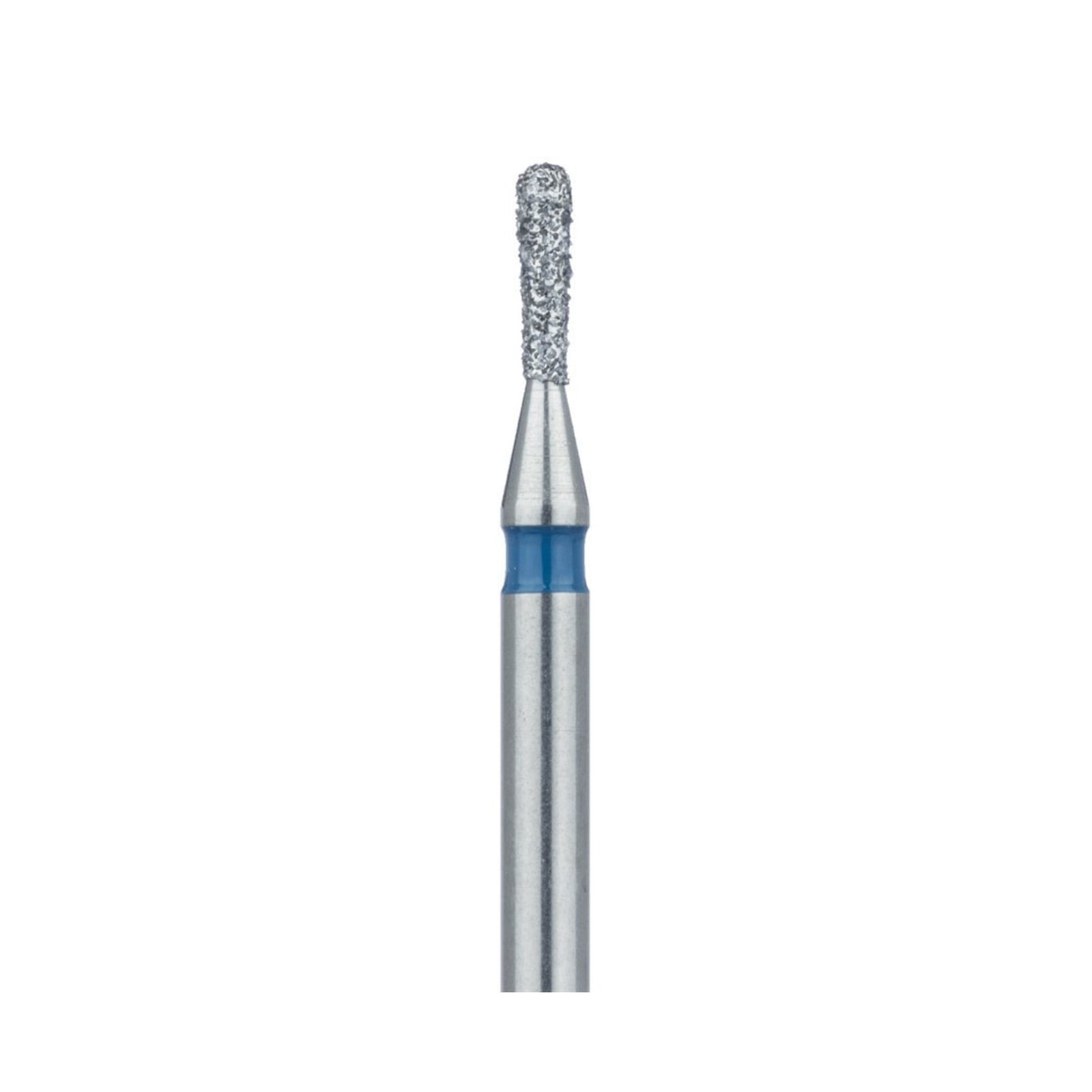 Meisinger 809RF-012-FG Fine Diamond Bur, Round End Pear, 1.2mm, Friction Grip, 5/Pk