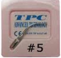 TPC Piezo Scaler Tip #5, Stainless Steel, Single Tip (Fits Advance 750 & 800 Units)