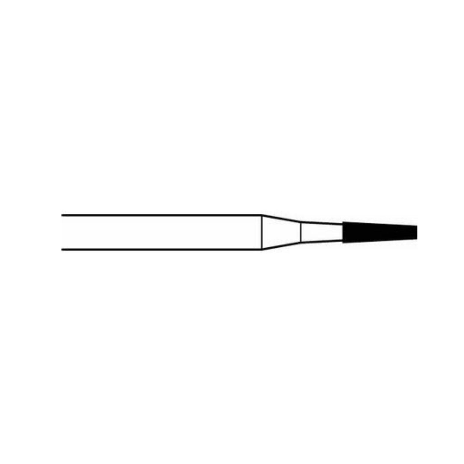 Midwest Once Sterile Trimming & Finishing Carbide Bur FG #9406, Football, 1.8 mm, 10/Pkg, 319223