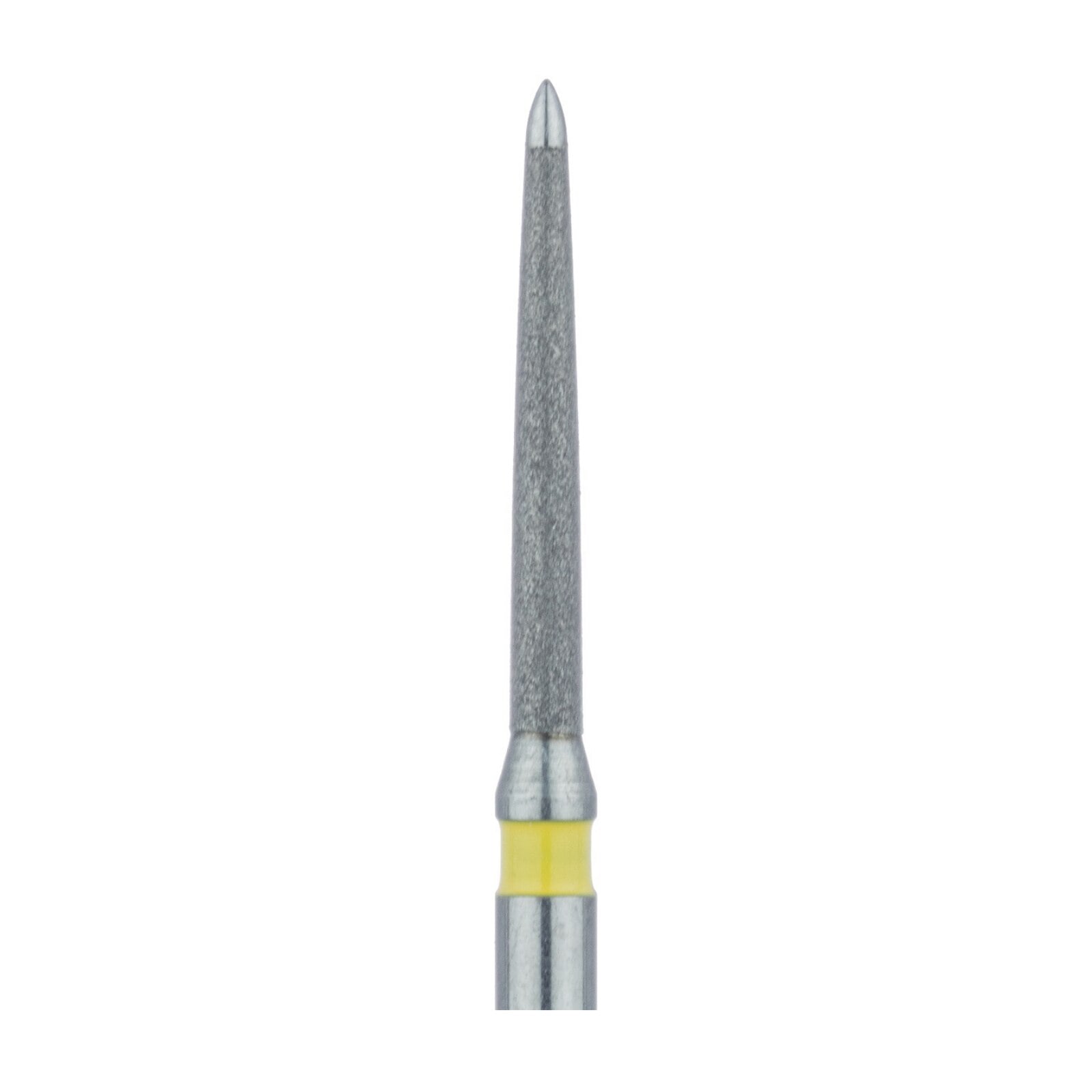 Meisinger 863KC-012-FG Extra Fine Diamond Bur, Long Flame Safe End, Friction Grip, 1.2 mm, 5/Pk