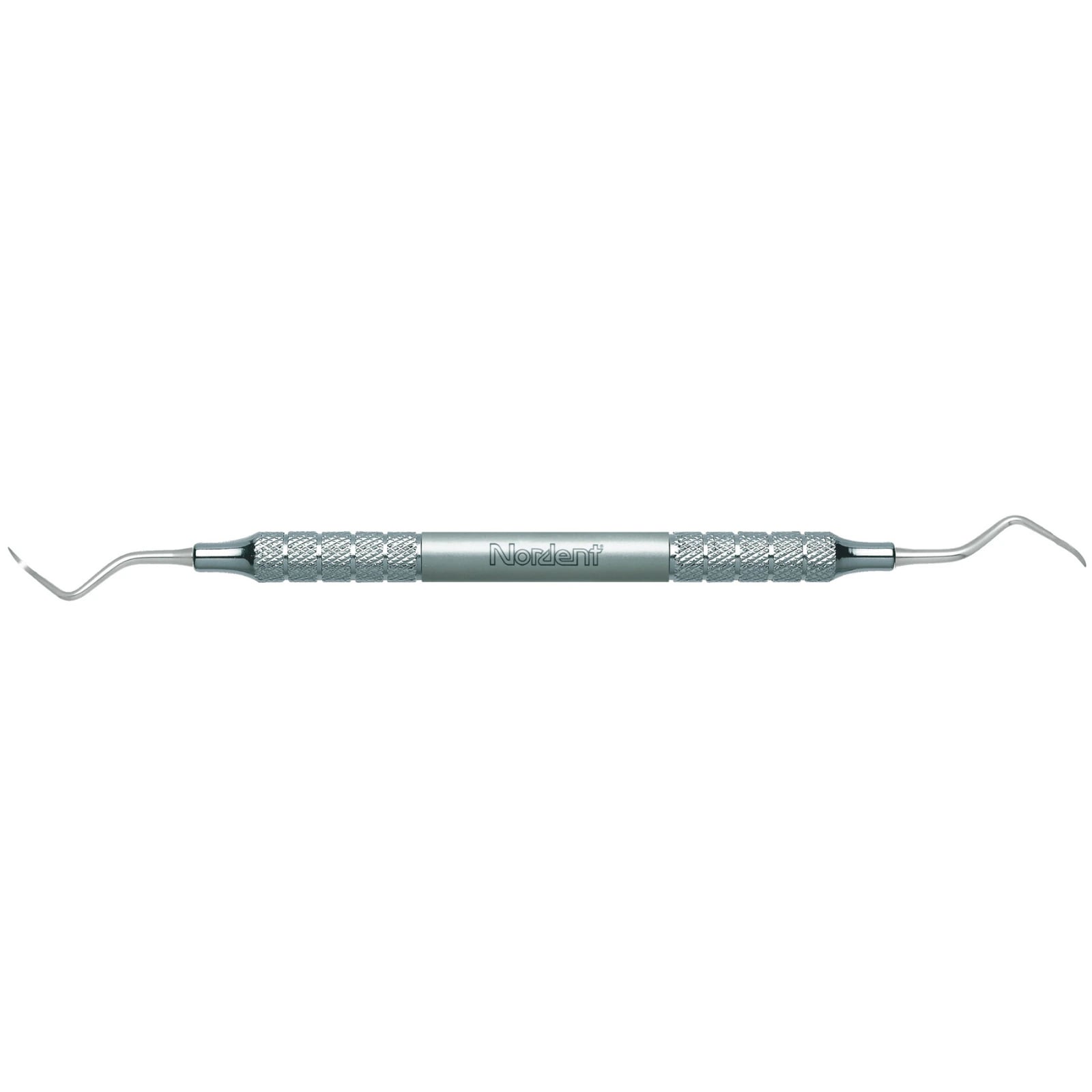 Nordent Relyant #107-108 University of Texas Anterior Sickle Scaler, Double-End, #6 Handle, Stainless Steel