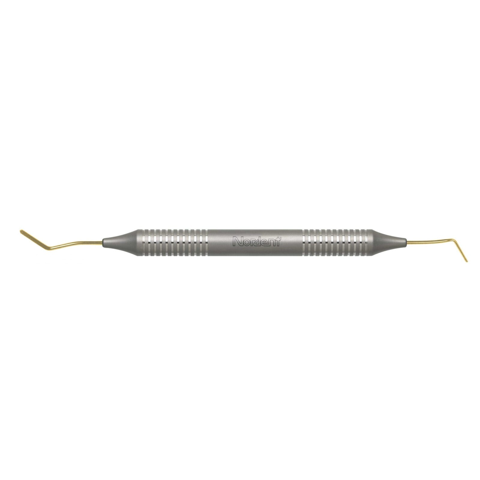 Nordent #37 Titanium-Coated Double End Paddle Composite Placement Instrument, DuraLite Round Handle, REPFI37T