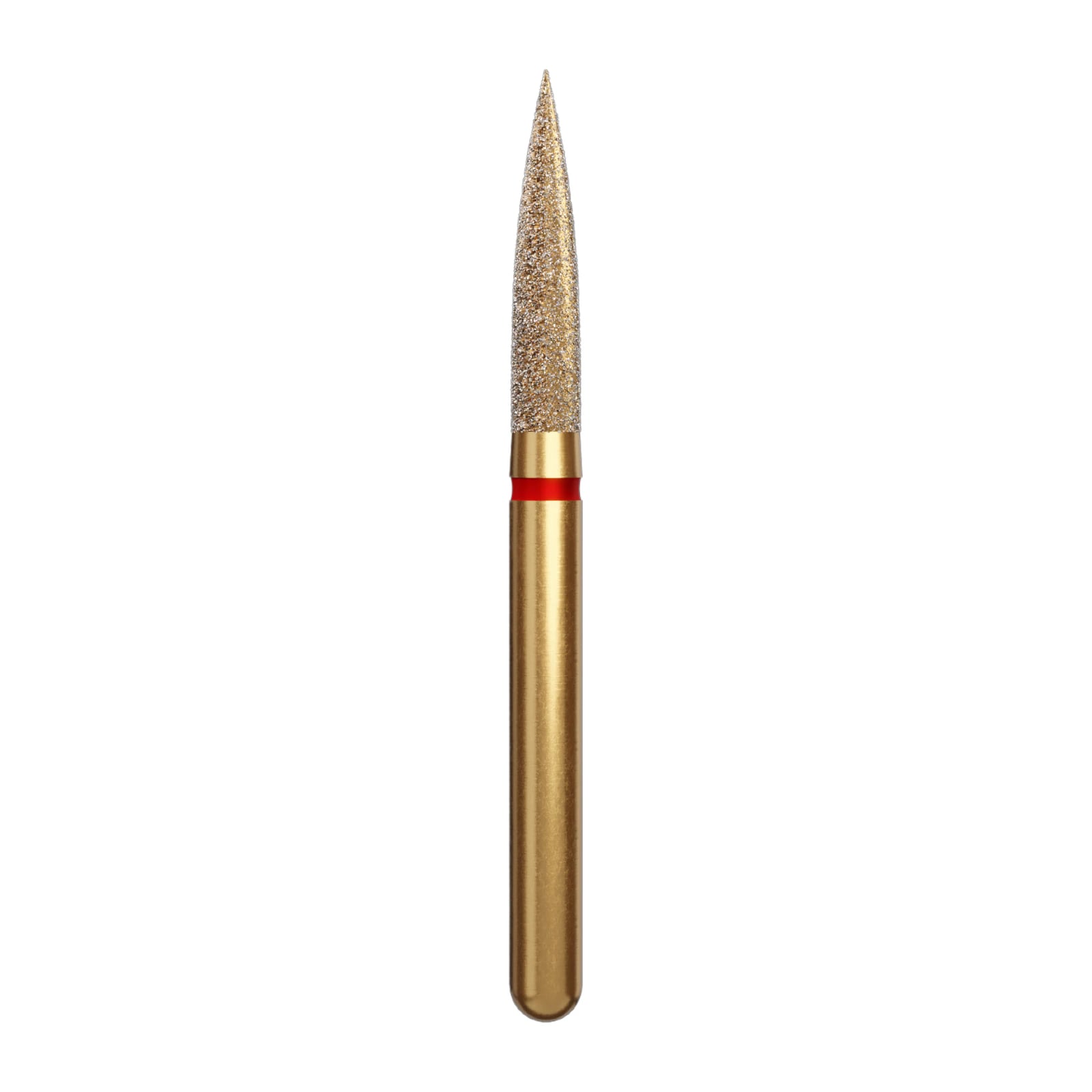 Alpen Multilayer Diamond Bur FG 862-016, Fine Grit, Flame Shape, 5/Pk