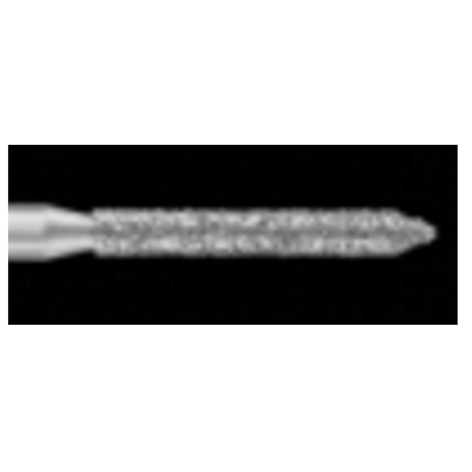 SS White Piranha Diamond Bur, FG #886-014M, Medium Grit, Beveled Cylinder, Single-Patient-Use, 25/Pack