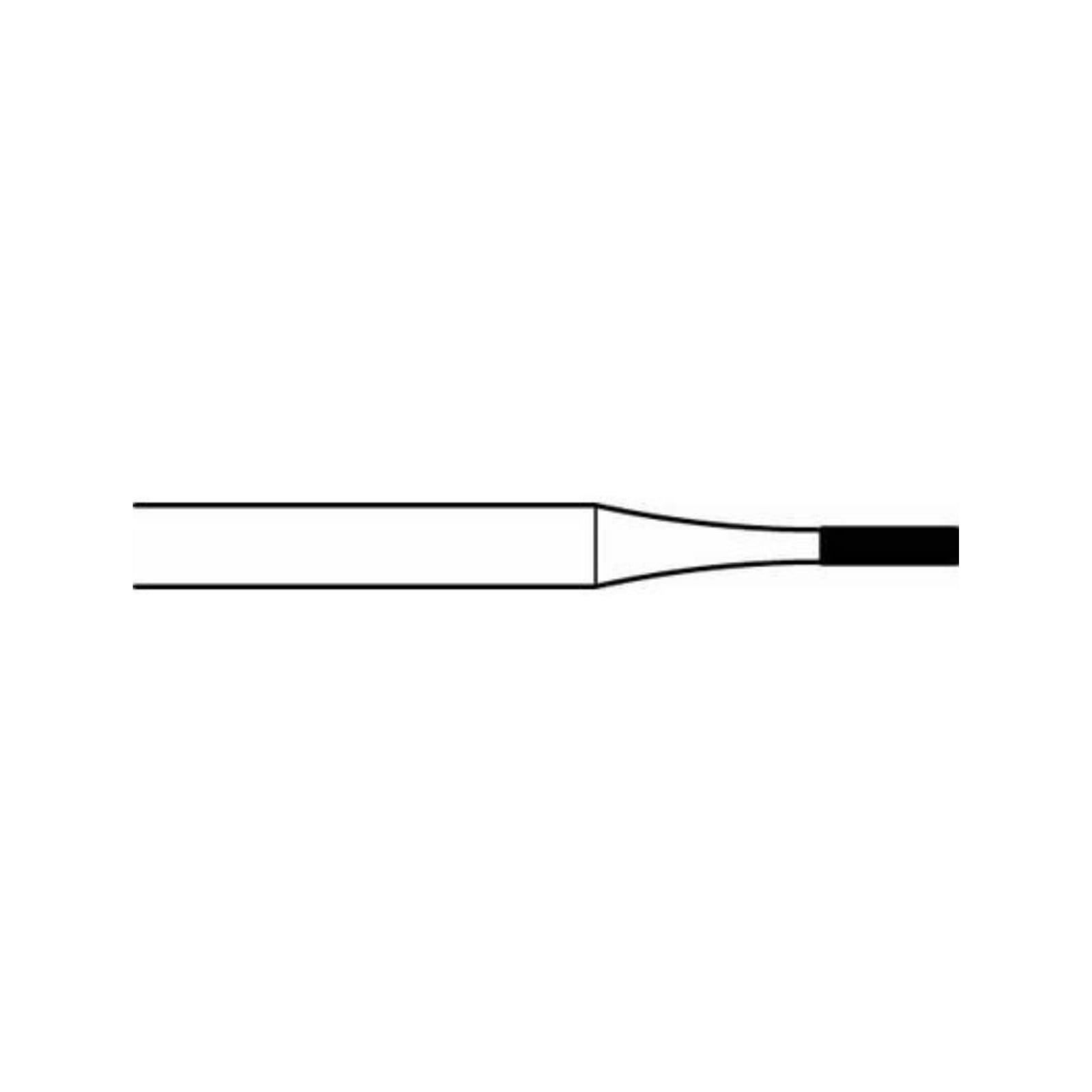 Midwest Once Sterile Carbide Bur FG #56, Straight Fissure, 0.8 mm, 25/Pkg, 314216