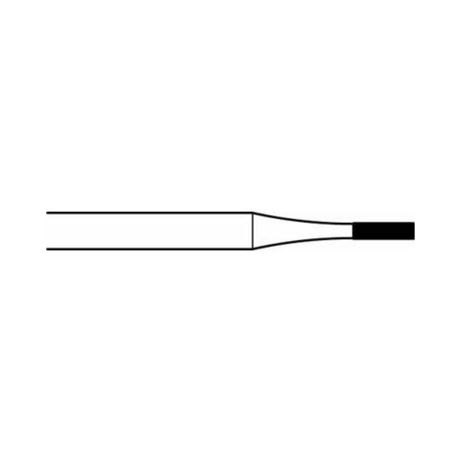 Midwest Once Sterile Carbide Bur FG #58, Straight Fissure, 1.2 mm, 25/Pkg, 314218