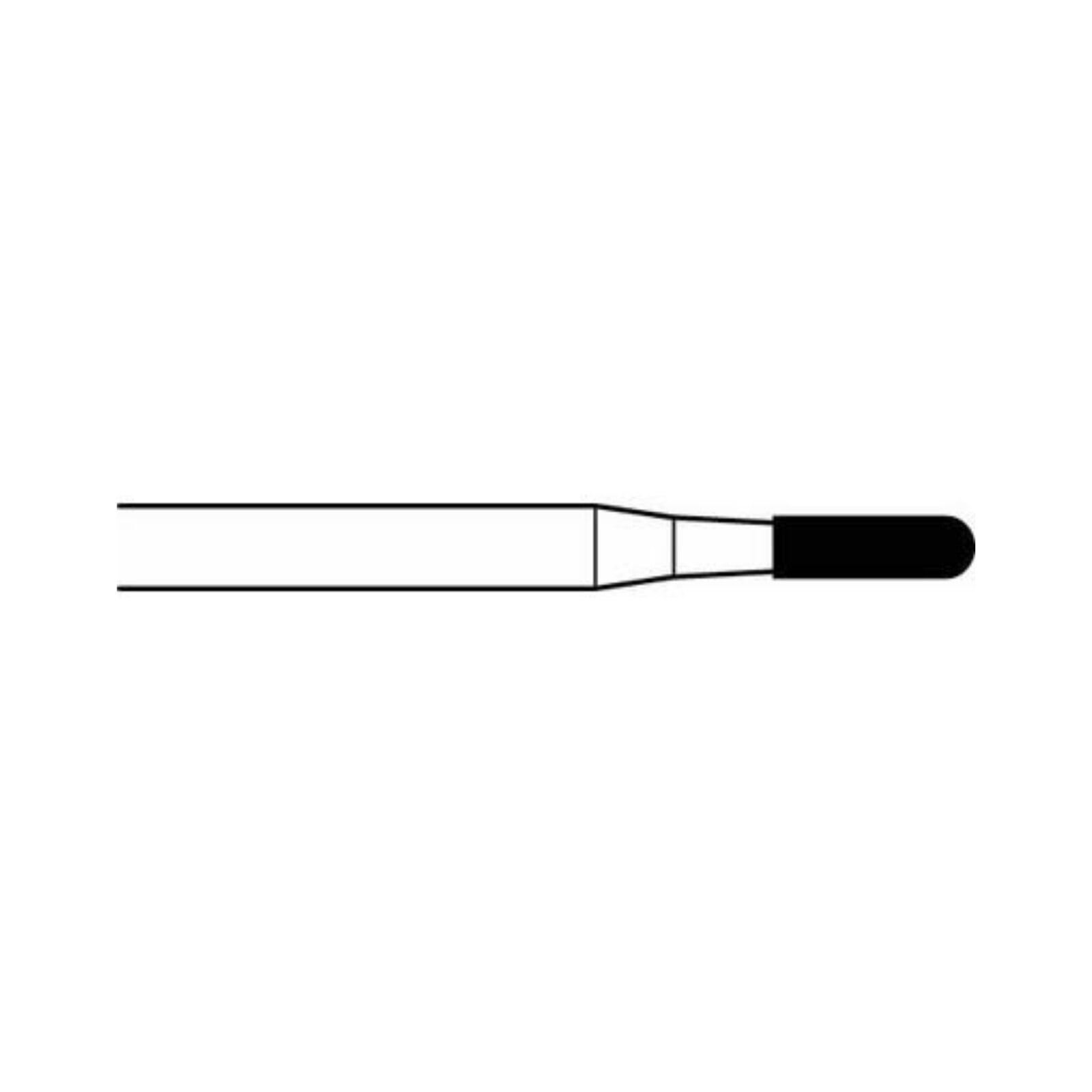 Midwest Once Sterile Carbide Bur FG #1157, Tapered Fissure, 1.0 mm, 25/Pk, 314256