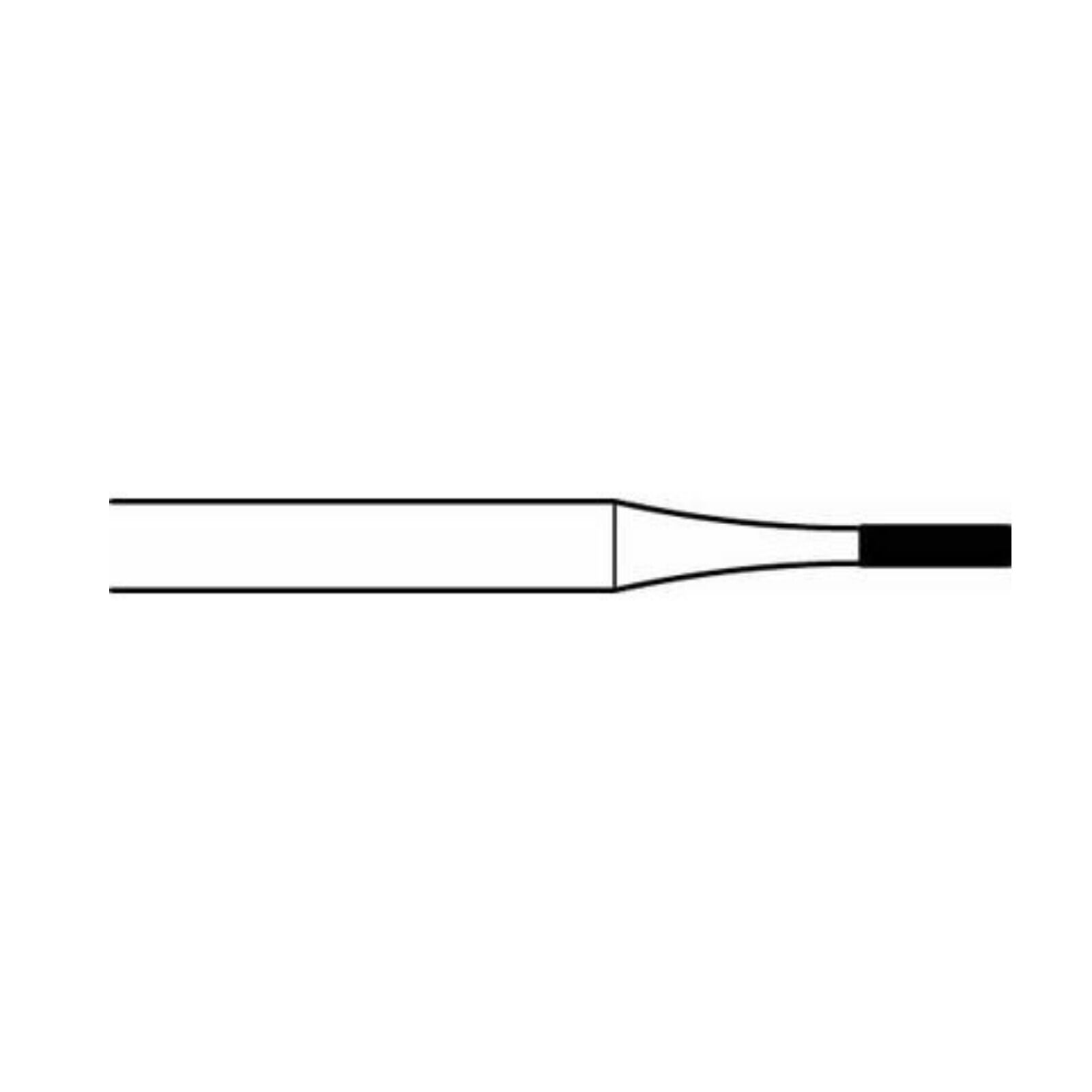 Midwest Once Sterile Carbide Bur, FG SS, Straight Fissure #556, 0.8 mm, 25/Pk, 314426