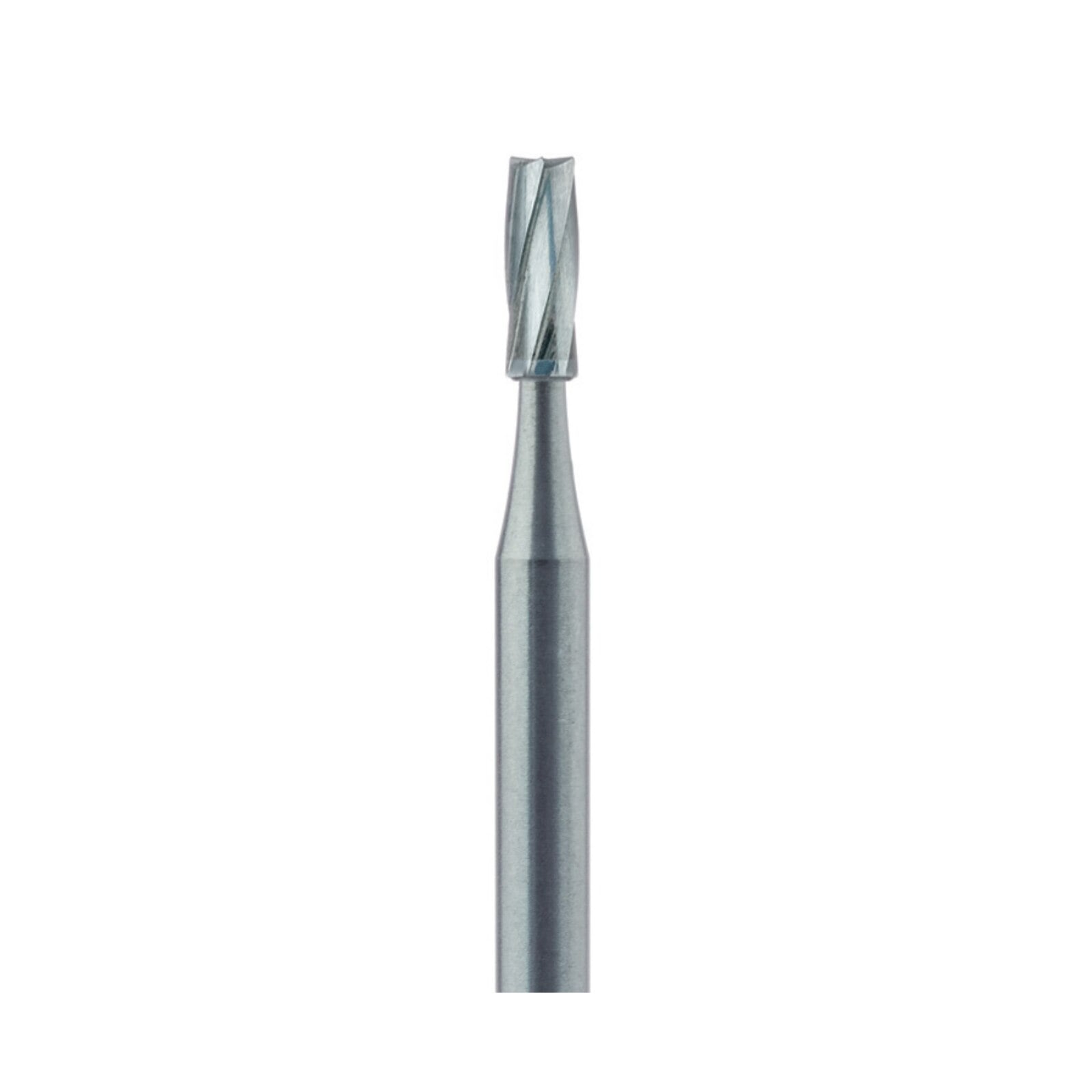Meisinger Tungsten Carbide Bur, Cylinder (Straight Fissure) #61/HM 21-018, HP, 1.8 mm Diameter, 4.9 mm Head Length, 5/Pkg