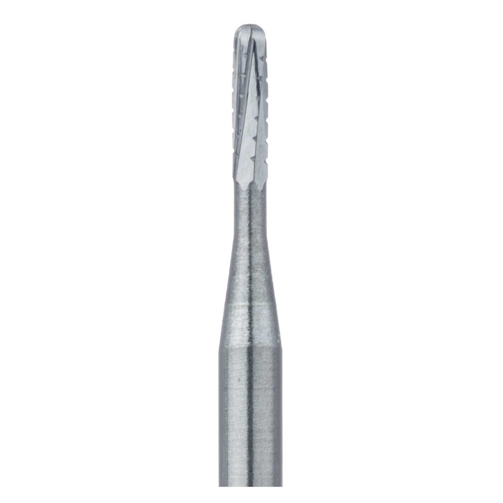 Meisinger Tungsten Carbide Bur #1556, HM31R-009-FG, Round End Straight Fissure Cross Cut, Friction Grip, 0.9 mm Diameter, 5/Pkg
