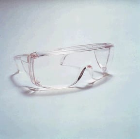 Molnlycke Health Care Barrier Protective Glasses, Clear Brow and Side Shields, One Size Fits All, 10/Box