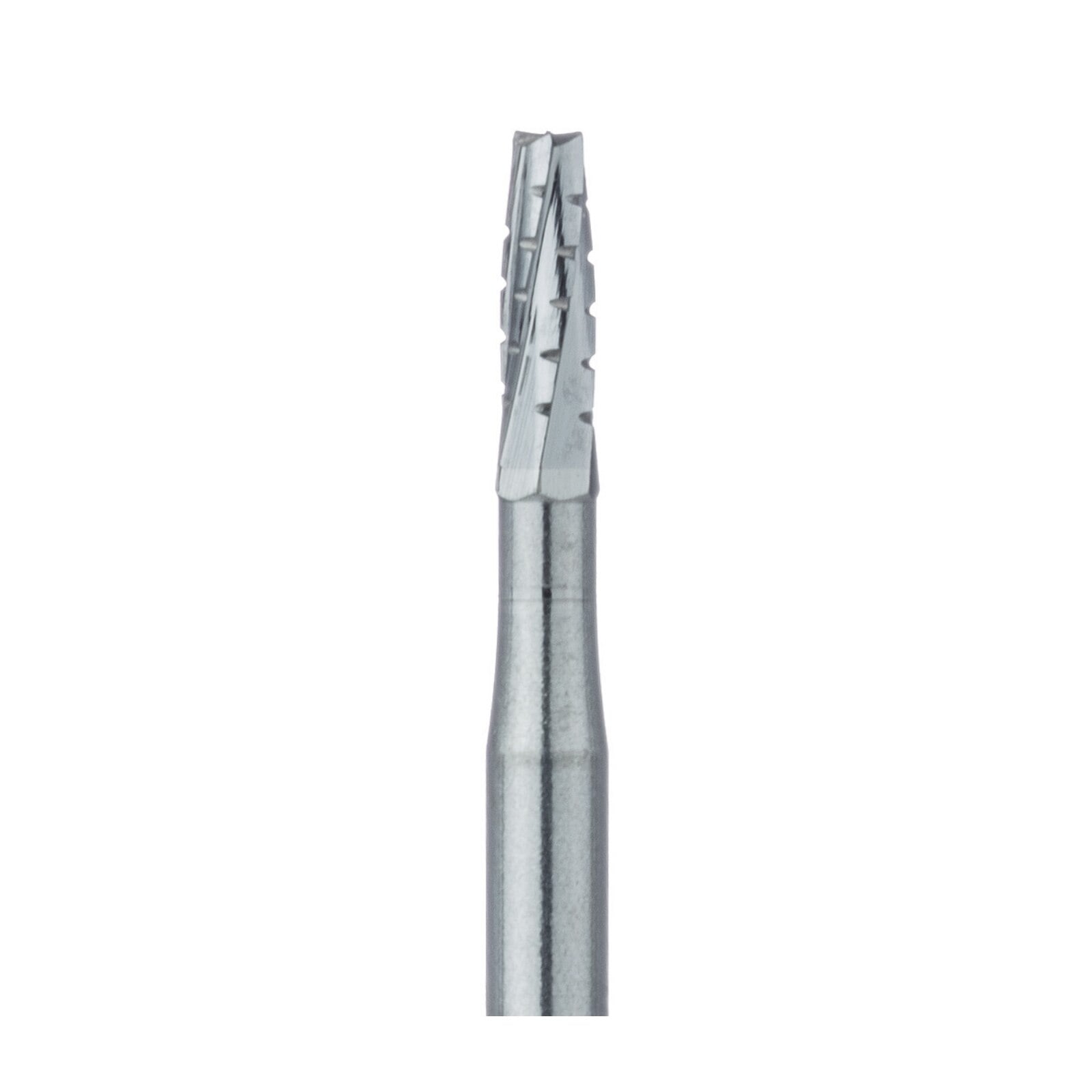 Meisinger HM33-014-FG Operative Tungsten Carbide Bur, Flat End Taper, X-Cut, 1.4mm, Friction Grip, Pack of 5