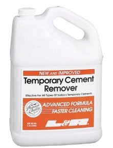L&R Advanced Formula Temporary Cement Remover, 1 Gallon Bottle, 293
