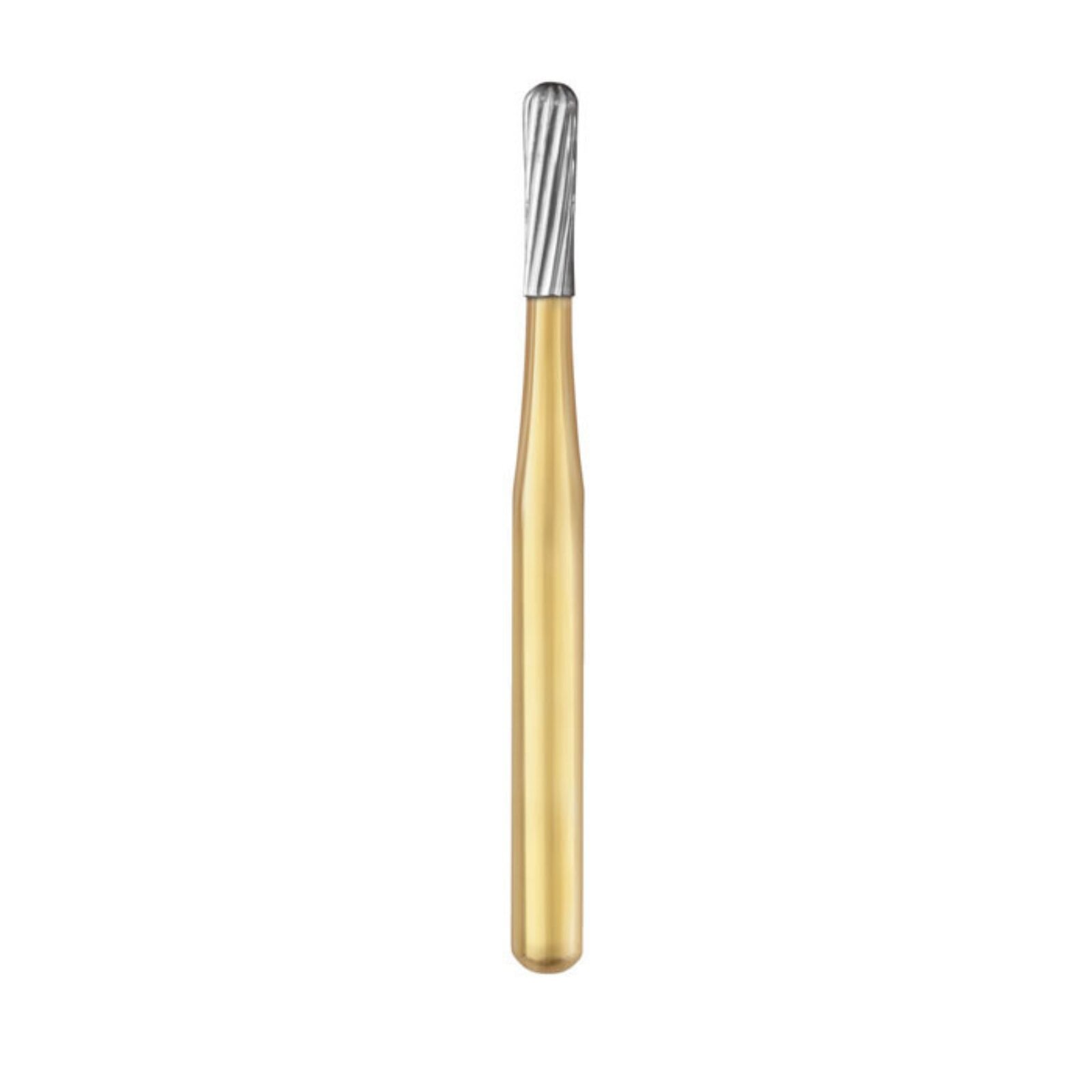 Midwest Trimming & Finishing Carbide Bur, Inverted Taper, FG, #7303, 12-Blade, 1.2mm Diameter, 4.4mm Length, 2/Pk