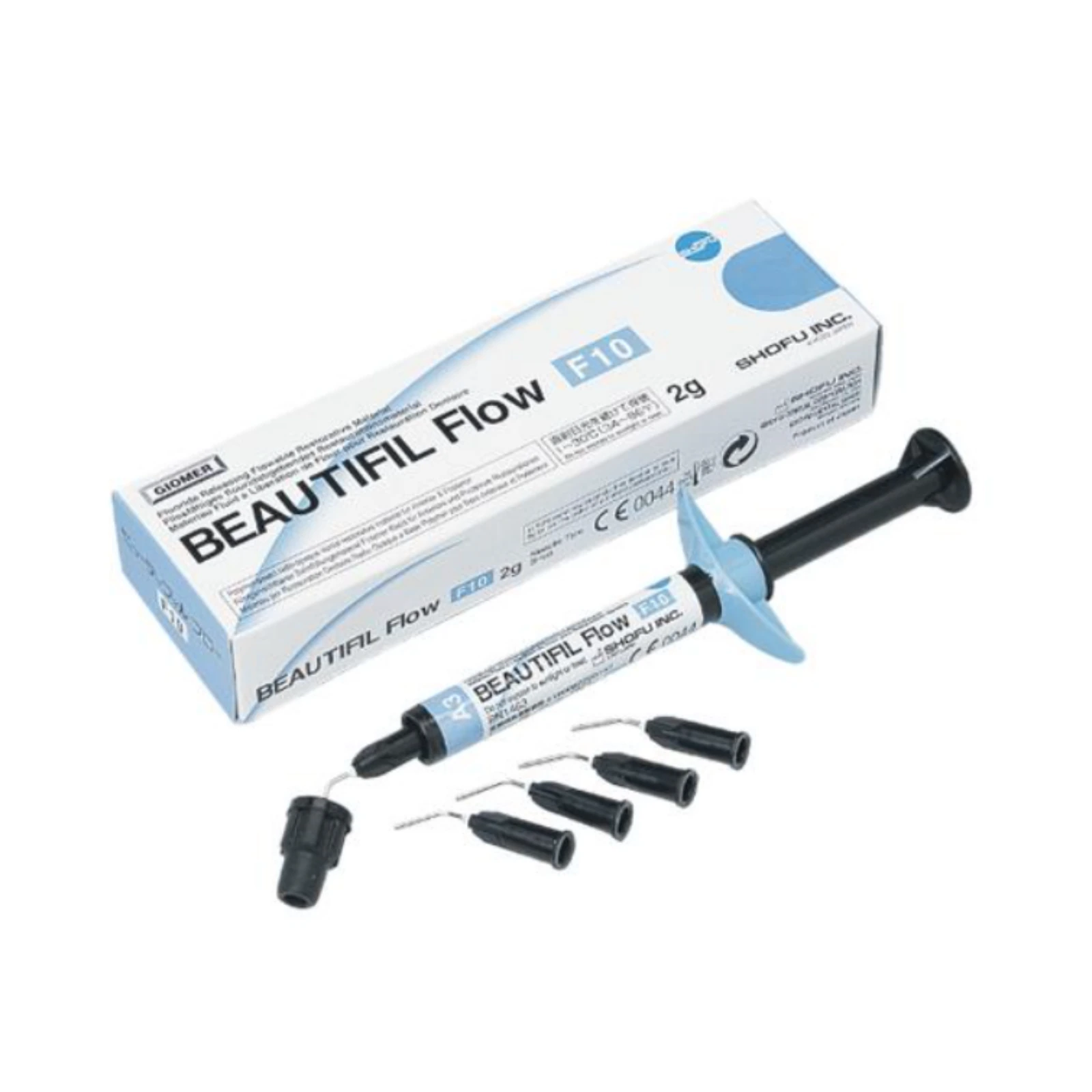 Beautifil Flow F10 High Flow Flowable Composite, Shade A3O, 2g Syringe Refill with 5 Needle Tips, #1479