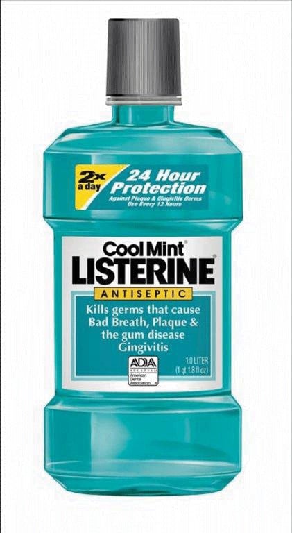 Listerine Cool Mint Mouthwash, 1.5L Bottle, 42755
