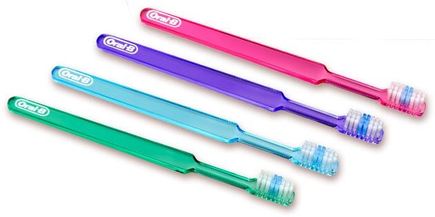 Oral-B Indicator 20 Series Toothbrush, Soft/Medium Bristles, 12/Pk