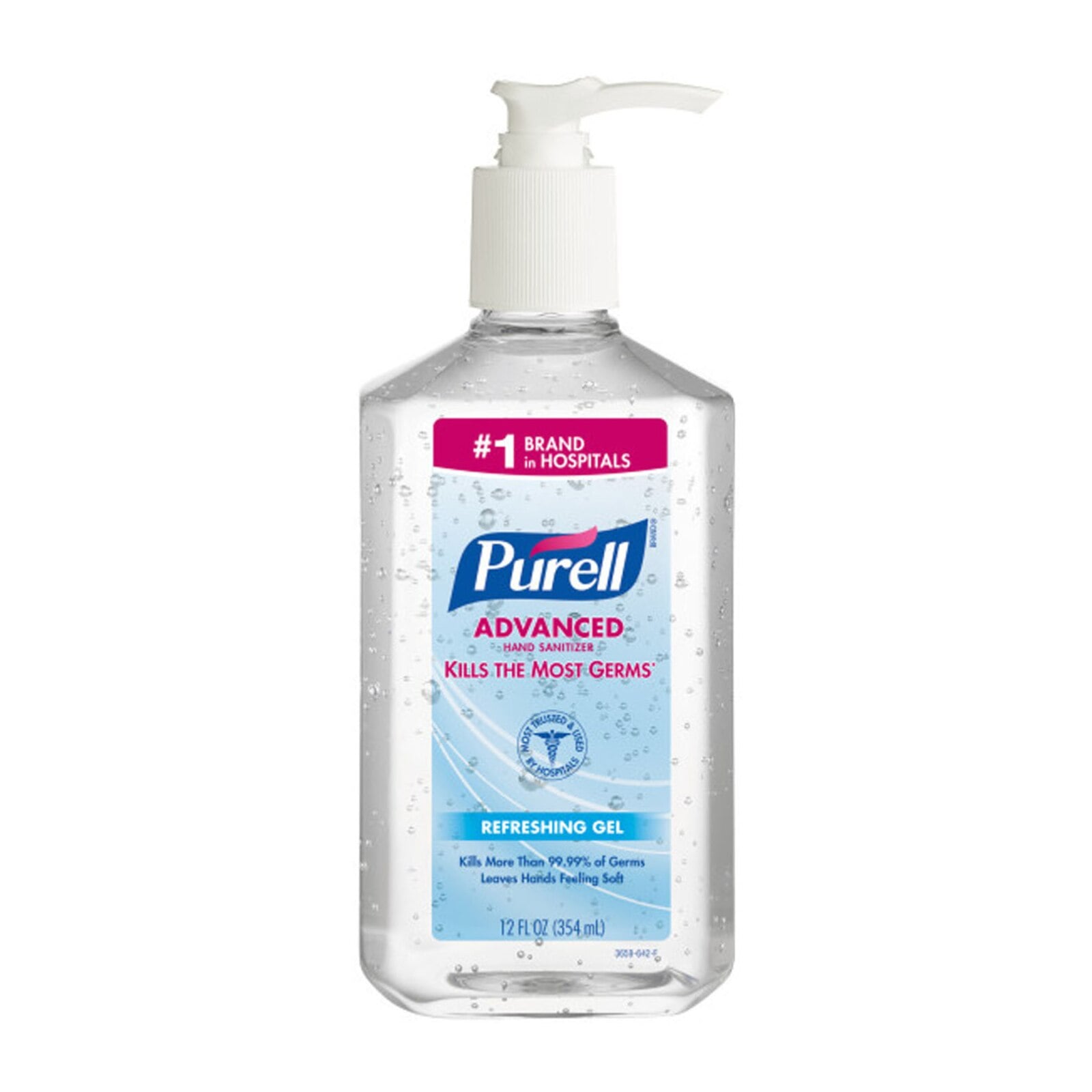 Purell Advanced Instant Hand Sanitizer, 12 oz Pump Bottle