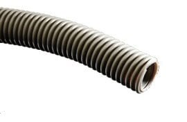 DCI International Vacuum Tubing, 1/2" ID Corrugated Gray, Sold per Foot