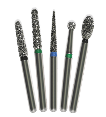 Midwest Once Sterile Carbide Bur FG #556, Straight Fissure, 0.8 mm, 25/Pkg, 314226