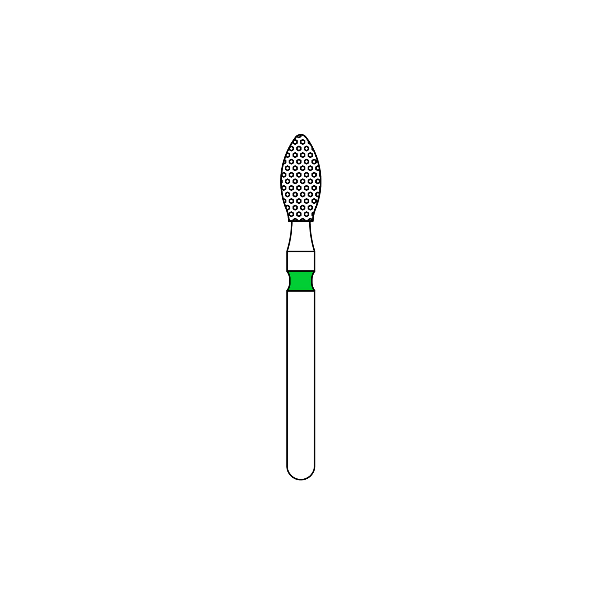 PRIVA Diamond Burs FG 368-023C, 5/Pk