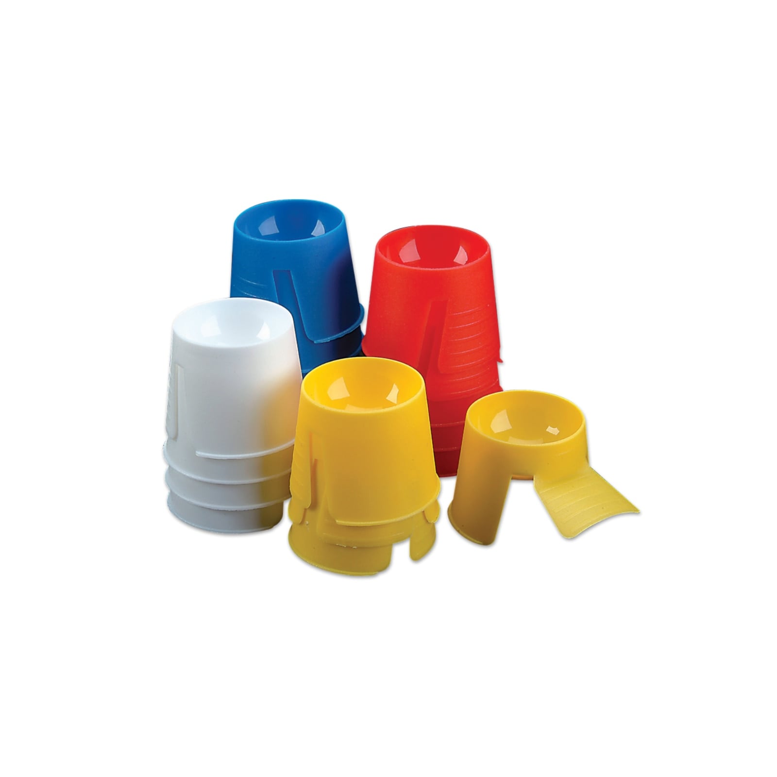 Plasdent DapDish Disposable Dappen Dishes, Assorted Colors, 200/Box, 901DD-A