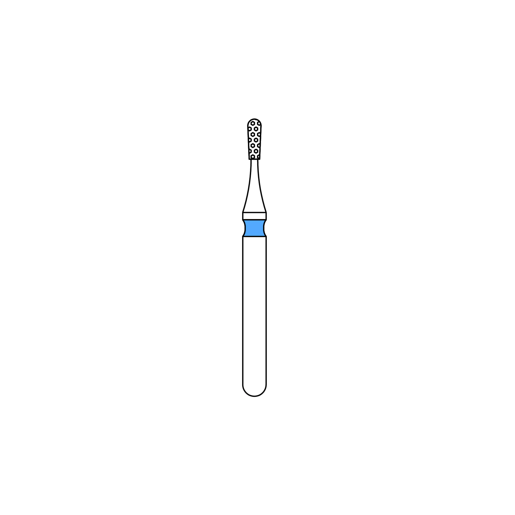 PRIVA Diamond Burs FG 245-009M, 5/Pk