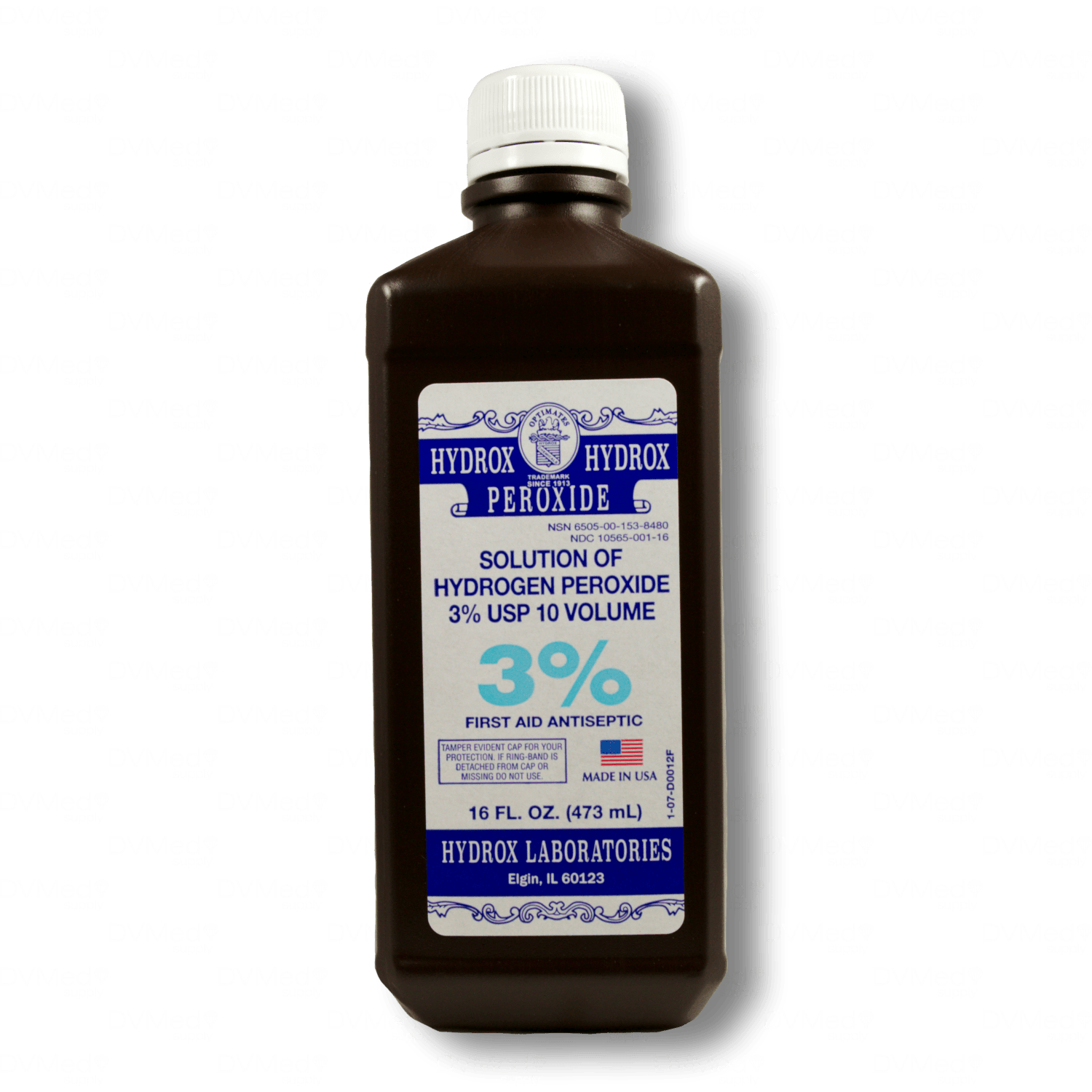 House Brand Hydrogen Peroxide 3% Solution 16oz Bottle, 01KEZKNSXKH7PMC33NJFHEXRN4