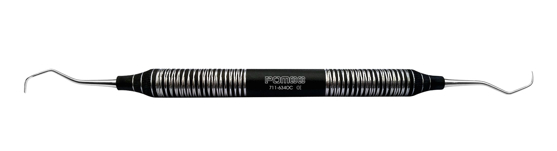 Pomee USA Gracey Curette #3/4, Hollow Handle 9.5mm, Ultra-Lite Onyx