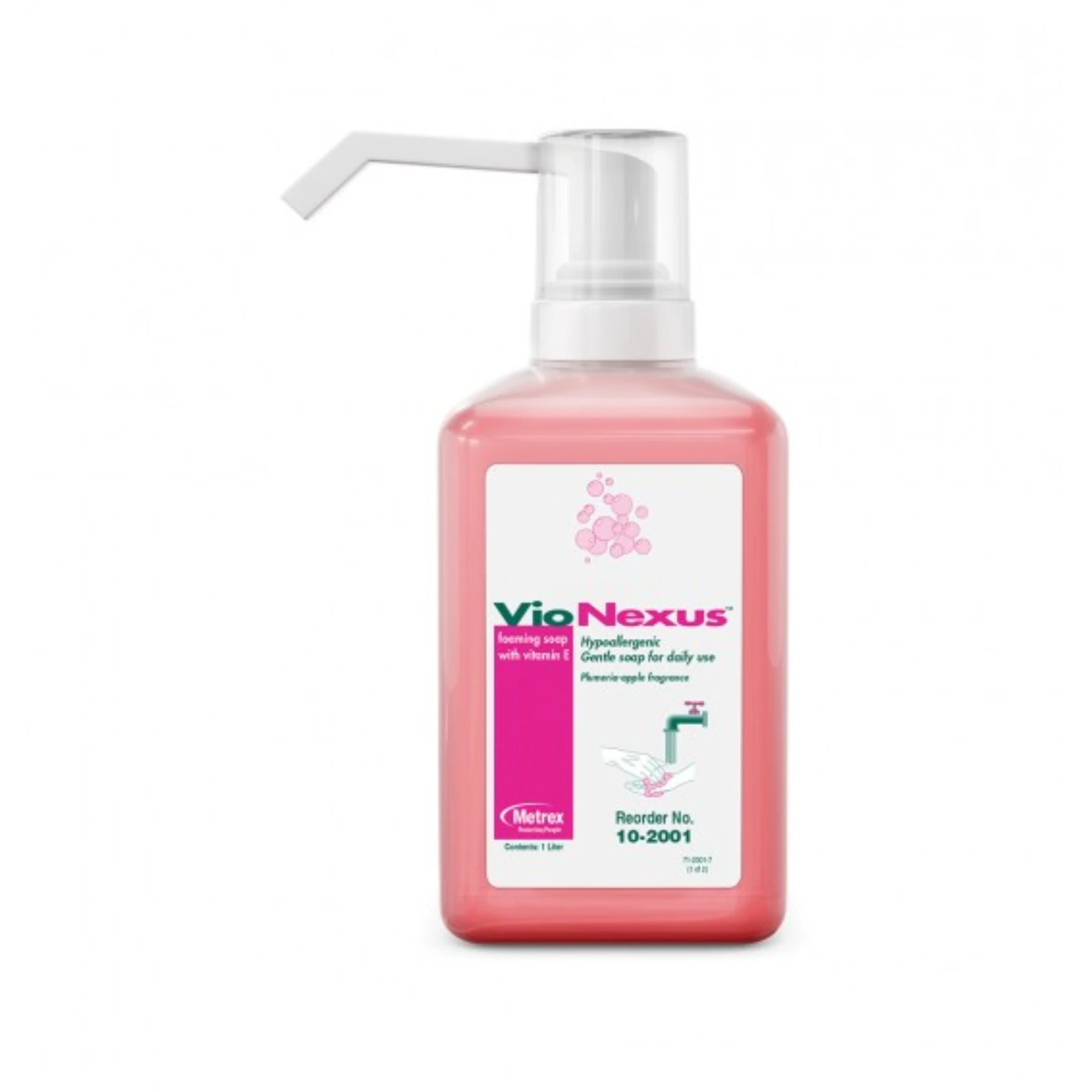 Vionexus Vitamin E Foaming Soap, Pink, 1 Liter Bottle, 6/Case