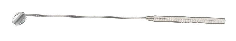 Miltex Laryngeal Mirror with Handle, Size #0, Stainless Steel, Autoclavable