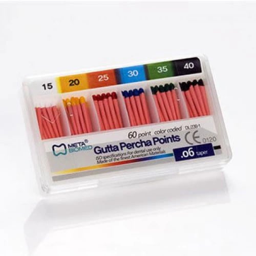 Gutta Percha Obturating Points, .06 Taper, Size #50, 60/Pk