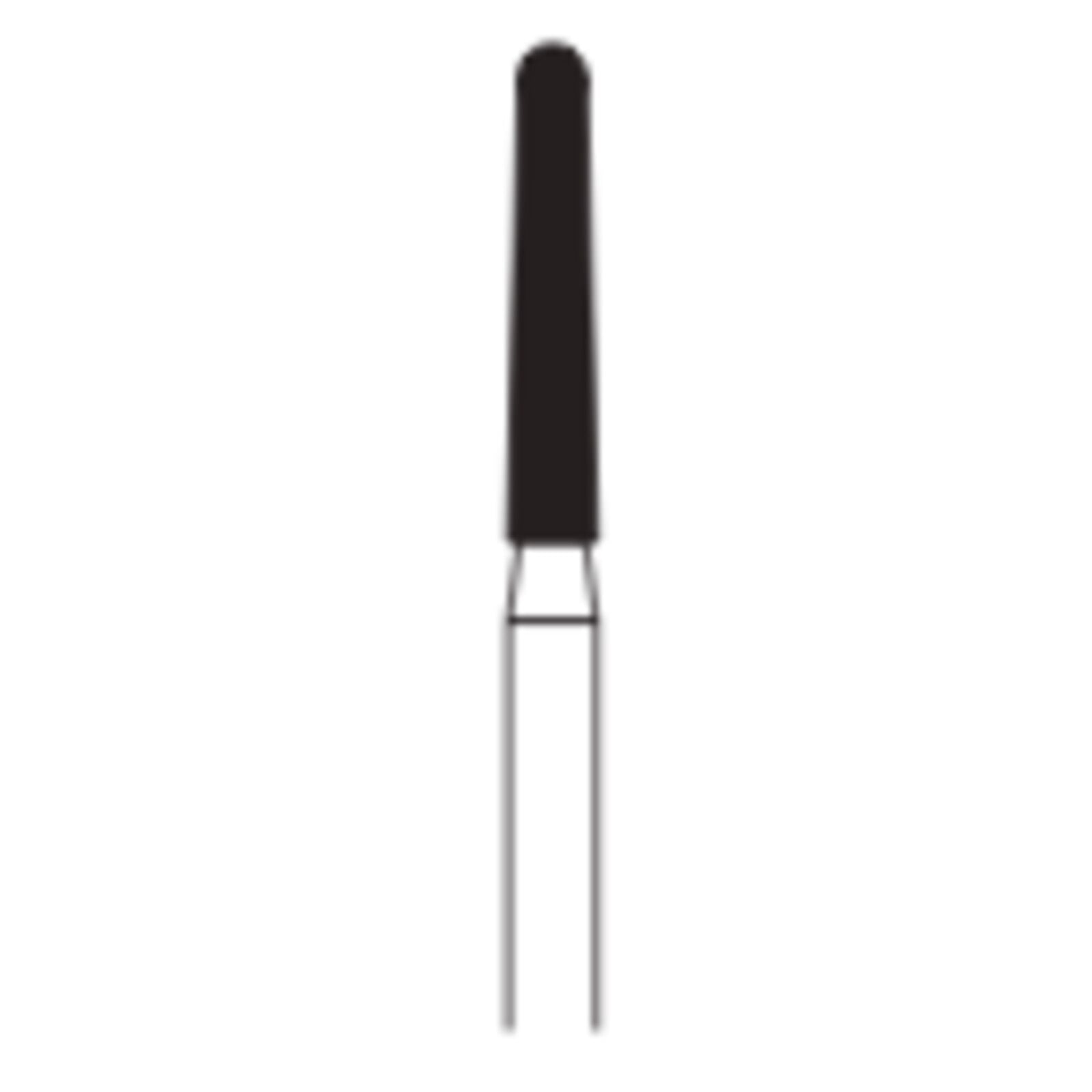Long Round End Taper Diamond Burs 856L-016F, 6/Pk